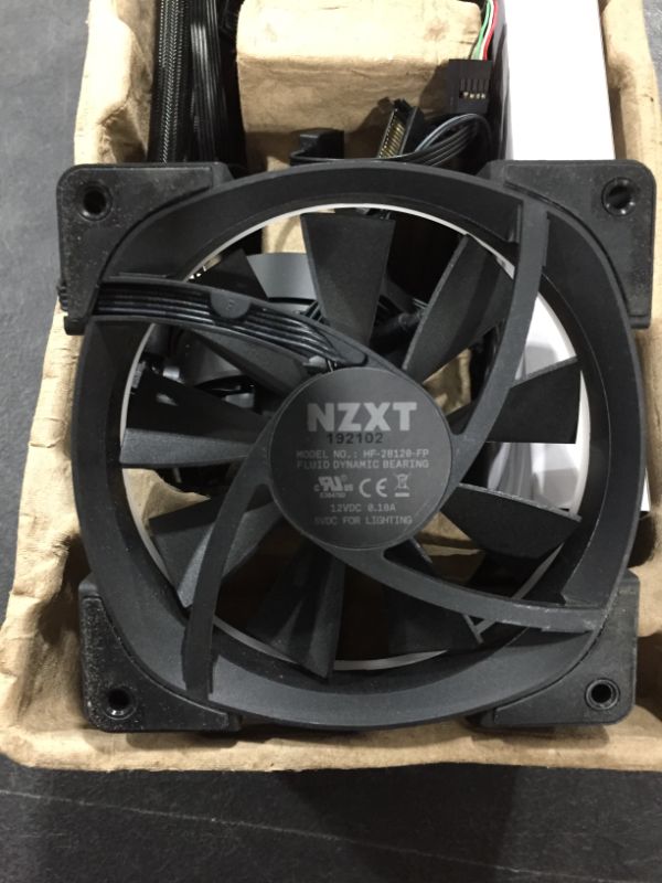 Photo 2 of NZXT Kraken X73 RGB 360mm - RL-KRX73-R1 - AIO RGB CPU Liquid Cooler - Rotating Infinity Mirror Design - Improved Pump - Powered By CAM V4 - RGB Connector - Aer RGB V2 120mm Radiator Fans (3 Included)