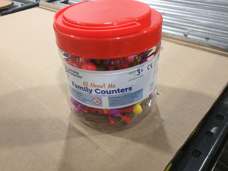 Photo 1 of Learning Resources All About Me Family Counters, Assorted Colors and Shapes, Set of 72, Ages 3+
