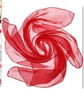 Photo 1 of Chiffon Scarf Women Square Handkerchief Lightweight Satin Ribbon Scarf Retro Neck Scarf
