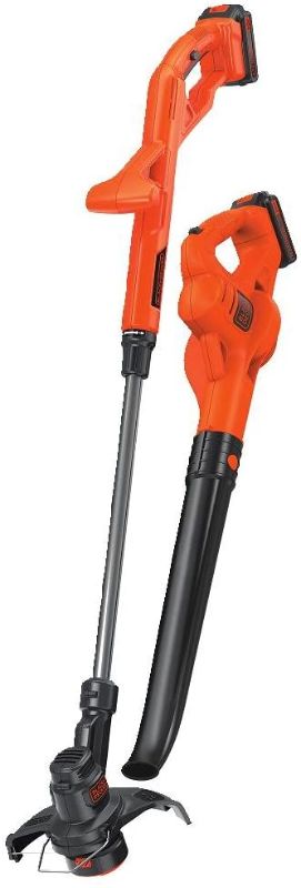 Photo 1 of BLACK+DECKER 20V MAX* String Trimmer / Edger and Sweeper Combo Kit, 10-Inch (LCC222)