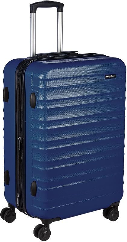 Photo 1 of Amazon Basics 24-Inch Hardside Spinner, Navy Blue