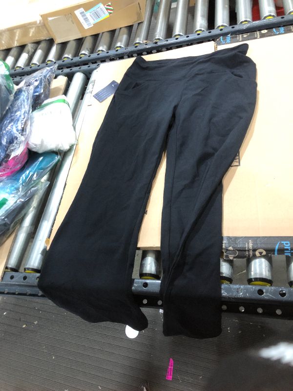 Photo 2 of IUGA Bootcut Yoga Pants with Pockets for Women High Waist Workout Bootleg Pants Tummy Control, 4 Pockets Work Pants for Women, Large