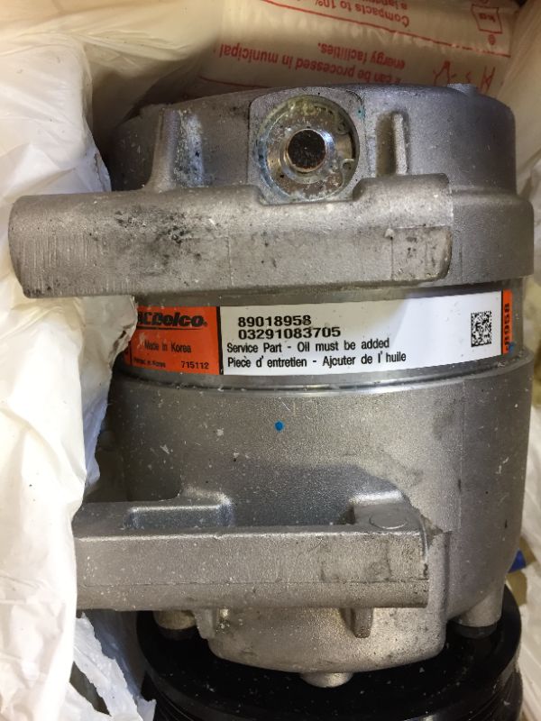 Photo 2 of ACDelco 15-20746 GM Original Equipment Air Conditioning Compressor