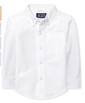 Photo 1 of The Children's Place Boys' Long Sleeve Oxford Shirt
