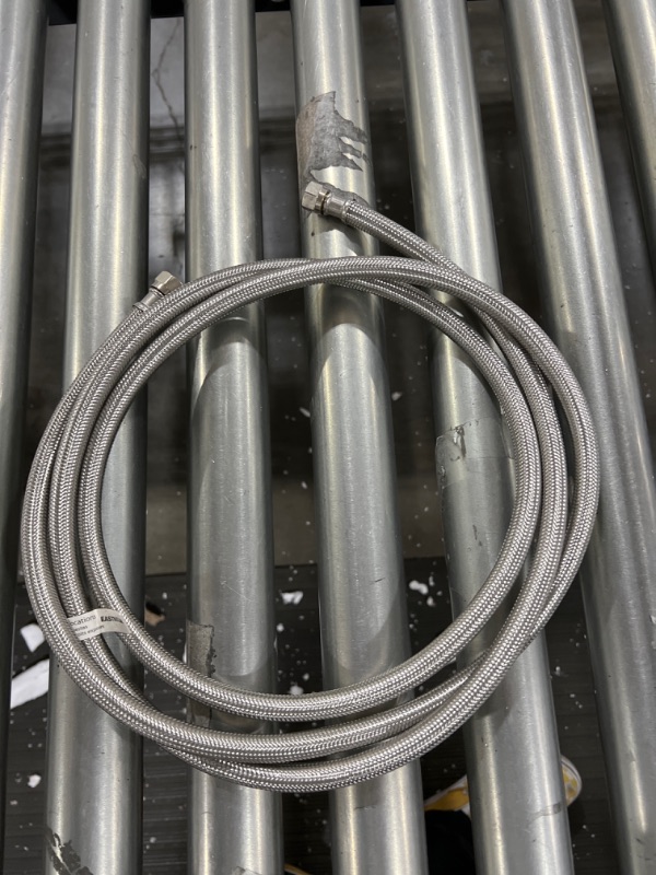 Photo 1 of Brand New Eastman Icemaker Stainless Steel Braided Connector 10ft length 1/4 inch inlet