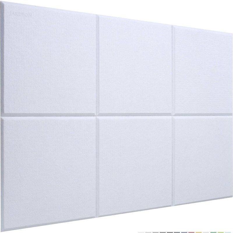 Photo 1 of 24 Decorative Acoustic Panels White Sound Proofing for Wall 12x12