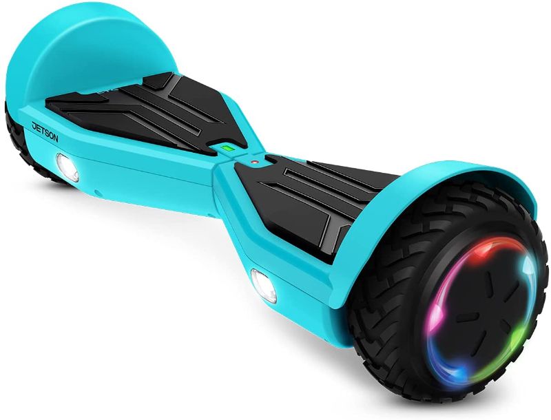Photo 1 of Jetson Spin All Terrain Hoverboard with LED Lights | Anti Slip Grip Pads | Self Balancing Hoverboard with Active Balance Technology | Range of Up to 7 Miles, Ages 13+
