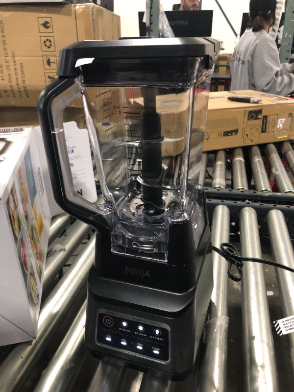 Photo 2 of Ninja BN701 Professional Plus Bender, 1400 Peak Watts, 3 Functions for Smoothies, Frozen Drinks & Ice Cream with Auto IQ, 72-oz.* Total Crushing Pitcher & Lid, Dark Grey
