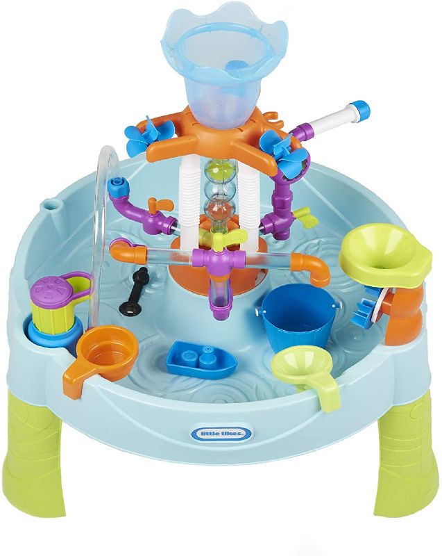 Photo 1 of Little Tikes Flowin' Fun Water Table with 13 Interchangeable Pipes
