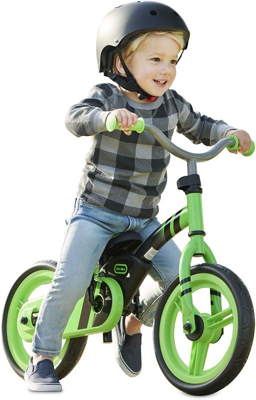 Photo 1 of Little Tikes My First Balance-to-Pedal Training Bike for Kids in Green, Ages 2-5 Years, 12-Inch, 
