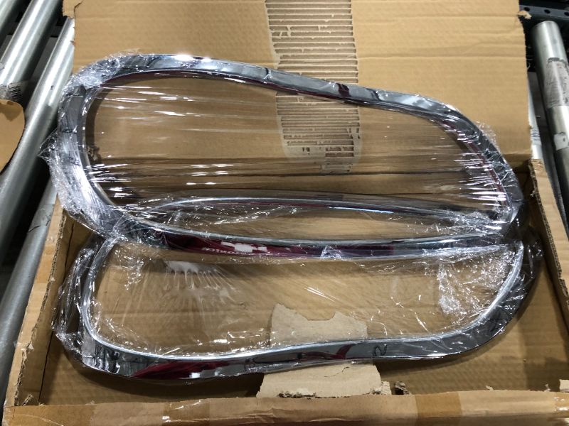 Photo 2 of  Freightliner Columbia Headlight Bezel (Chrome - Driver and Passenger Side)
