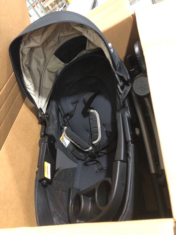 Photo 3 of Graco Modes Pramette Stroller | Baby Stroller with True Bassinet Mode, Reversible Seat, One Hand Fold, Extra Storage, Child Tray, Redmond, Amazon Exclusive
