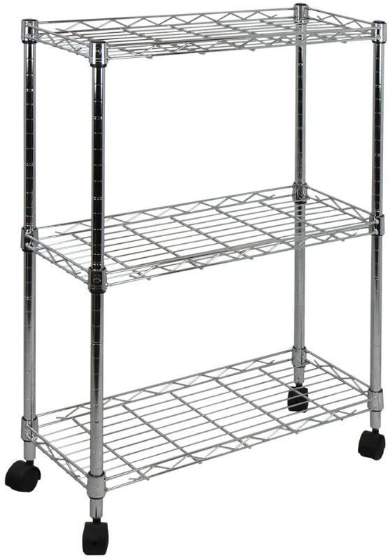 Photo 1 of 3-Tier Mobile Shelving Unit