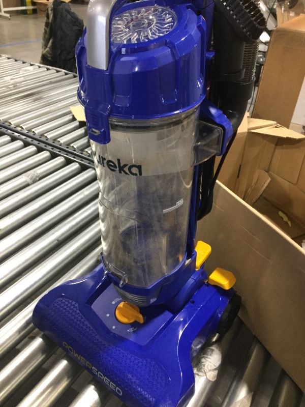 Photo 3 of eureka NEU182A PowerSpeed Bagless Upright Vacuum Cleaner, Lite, Blue