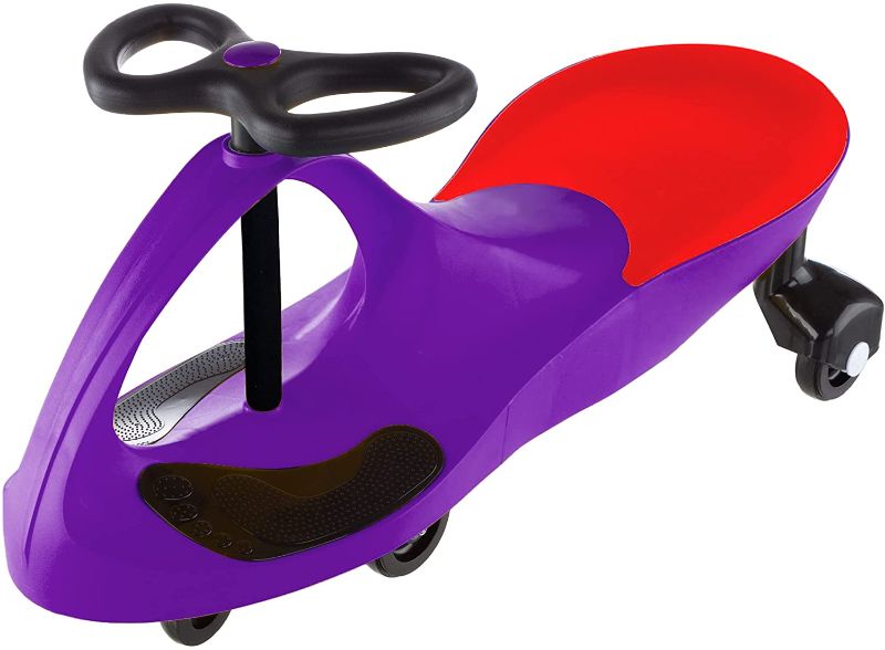 Photo 1 of Wiggle Car Ride On Toy – No Batteries, Gears or Pedals – Twist, Swivel, Go – Outdoor Ride Ons for Kids 3 Years and Up by Lil’ Rider (Purple)