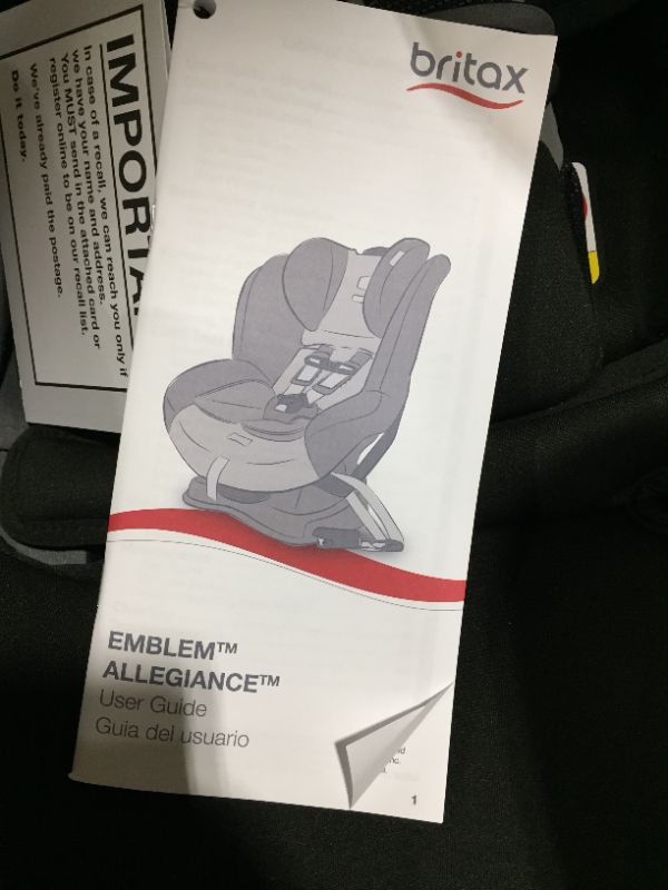 Photo 3 of Britax Emblem 3 Stage Convertible Car Seat - Slate SafeWash
