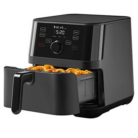 Photo 1 of Instant Vortex 4-in-1 Basket Air Fryer with 4 Customizable One-Touch Cooking Programs, Digital Touchscreen, Large Non-Stick Fryer Basket, and 5.7 Quar