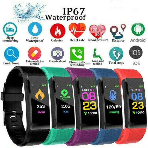 Photo 1 of Fitness Smart Watch Activity Tracker WomenMen Kids Fitbit Android iOS Heart Rate