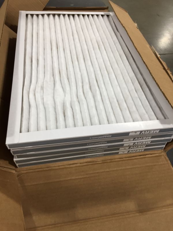 Photo 2 of  11 AC Furnace Air Filter - 14'' x 25'' x 1'', 6-Pack
