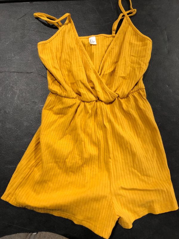 Photo 1 of Womens Yellow Romper
size XS