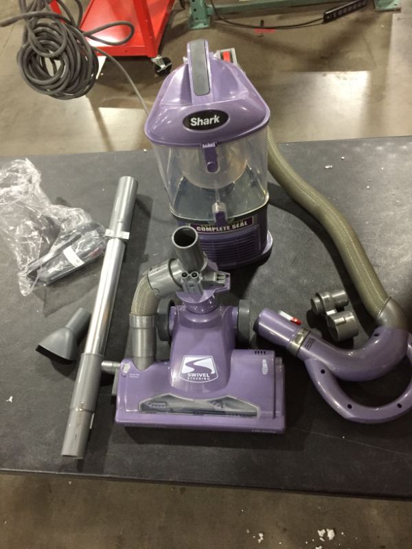 Photo 2 of Shark NV352 Navigator Lift Away Upright Vacuum with Wide Upholstery and Crevice Tools, Lavender