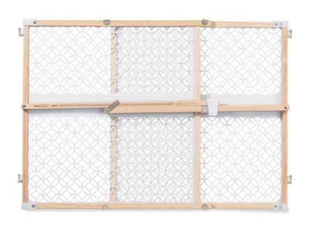 Photo 1 of 24 in. Secure Pressure Mount Wood/Plastic Mesh Gate