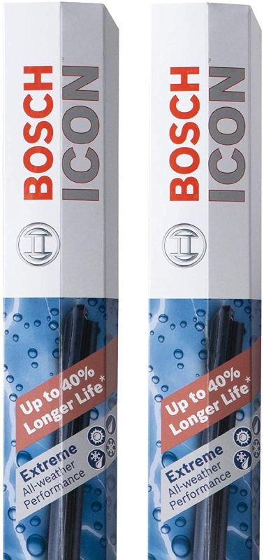 Photo 1 of Bosch ICON Wiper Blades 22OE22OE (Set of 2) Fit Cadillac: 08-07 Escalade, Mercedes-Benz: 2013 C250, Porsche: 12 911, Volkswagen: 18-12 Beetle +More, Up to 40% Longer Life, Frustration Free Packaging