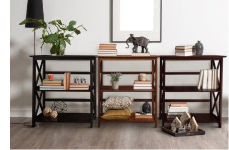 Photo 2 of Casual Home Montego 3-Shelf Bookcase - Walnut