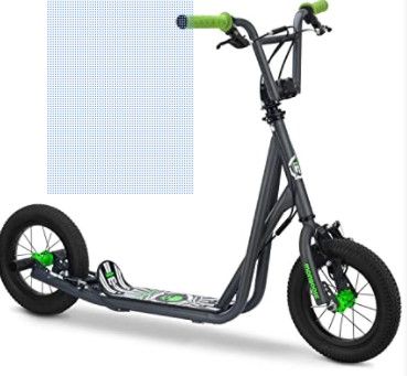 Photo 1 of Mongoose Expo Youth Scooter, Front and Rear Caliper Brakes, Rear Axle Pegs, 12-Inch Inflatable Wheels, Non Electric