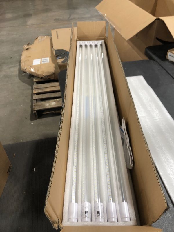 Photo 2 of PARMIDA 20-Pack 4FT LED T8 Ballast Bypass Type B Light Tube, 18W, UL-Listed for Single-Ended & Dual-Ended Connection, 3000K, 2200lm, Frosted Lens, T8 T10 T12, Shatterproof, UL & DLC