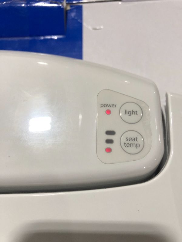 Photo 2 of BEMIS H900NL-000 Heated Toilet Seat with Night Light: Round
