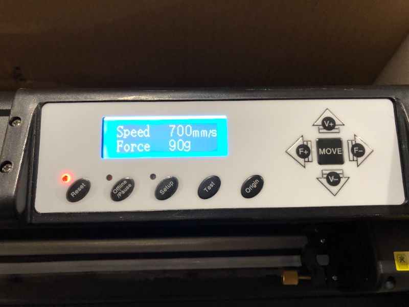 Photo 1 of VEVOR Vinyl Cutter 34 Inch Vinyl Cutter Machine 870mm Paper Feed Vinyl Plotters with Floor Stand Vinyl Plotter Adjustable Speed for Sign Making
