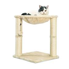 Photo 1 of Amazon Basics Cat Condo Tree Tower with Hammock Bed and Scratching Post
