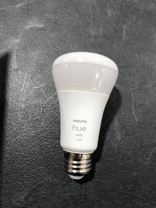 Photo 2 of 3000792 Hue A19 E26 Medium Smart WiFi LED Bulb Color Changing 60W Equivalence
