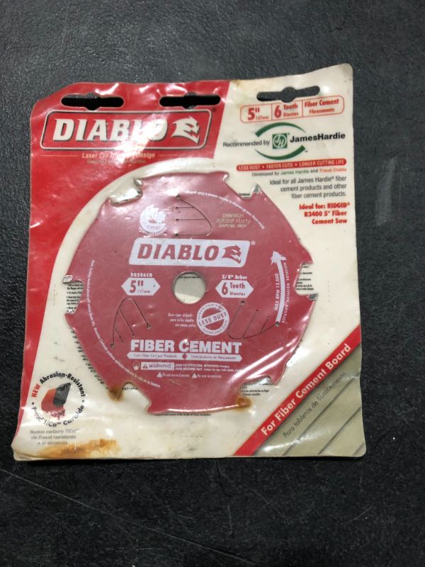 Photo 2 of Diablo D0506CH 5 in. X 6 Tooth Circular Saw Blade
