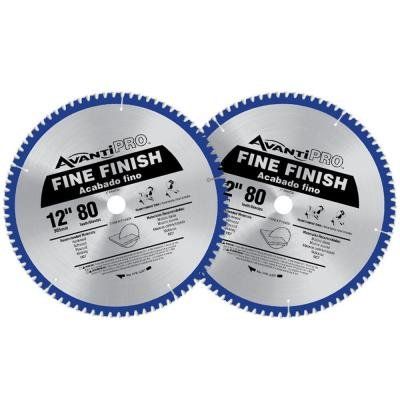 Photo 1 of Avanti Pro 12 in. X 80-Tooth Fine Finish Circular Saw Blade (2-Pack), Brand new op
