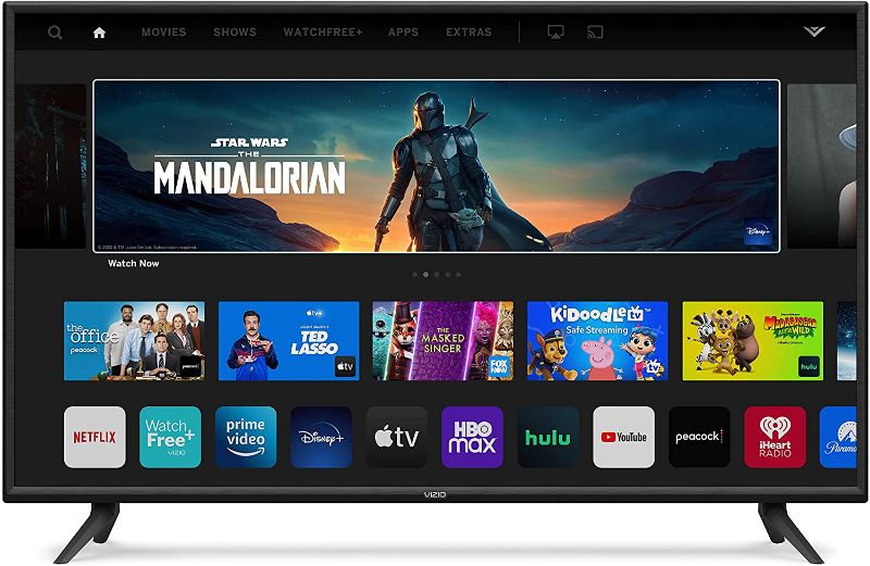 Photo 1 of **SOLD FOR PARTS**  IZIO 55-Inch V-Series 4K UHD LED HDR Smart TV with Apple AirPlay and Chromecast Built-in, Dolby Vision, HDR10+, HDMI 2.1, Auto Game Mode and Low Latency Gaming, V555-J01, 2021 Model
