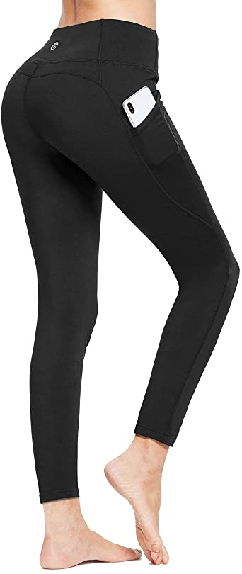 Photo 1 of BALEAF Women's 28" High Waisted Leggings with Pockets Buttery Soft Matte Brushed Full Length Yoga Pants
