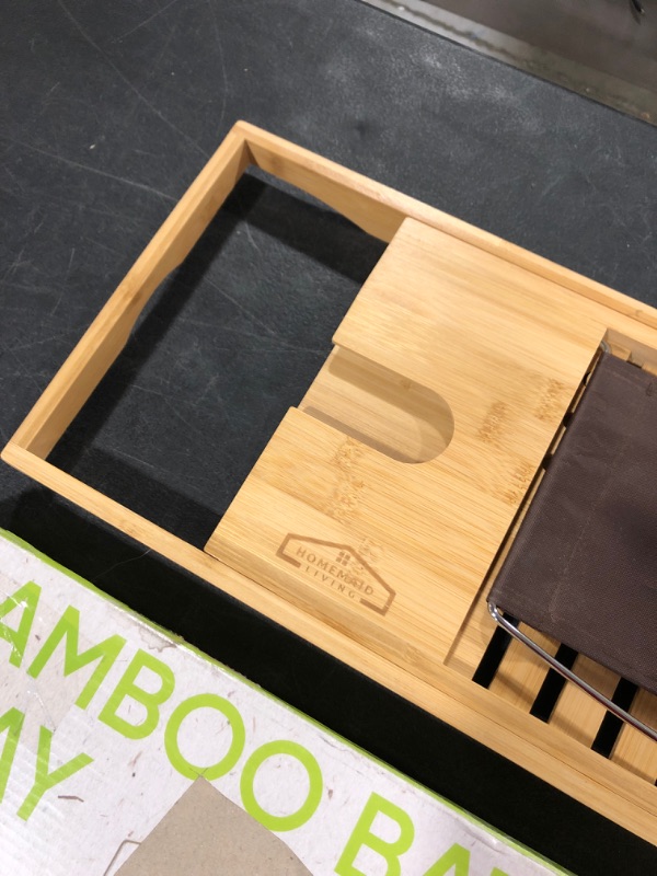 Photo 2 of   BAMBOO BATHTUB TRAY