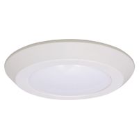 Photo 1 of 7340664 6 in. 600 Lumens Recessed Ceiling LED Light - White
