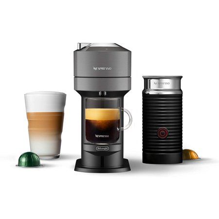 Photo 1 of Nespresso Vertuo Next Coffee and Espresso Machine by DeLonghi with Aeroccino, Dark Grey
