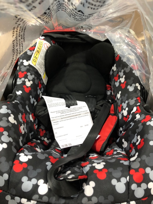 Photo 2 of Disney Light 'N Comfy 22 Luxe Infant Car Seat, Mickey Crush

