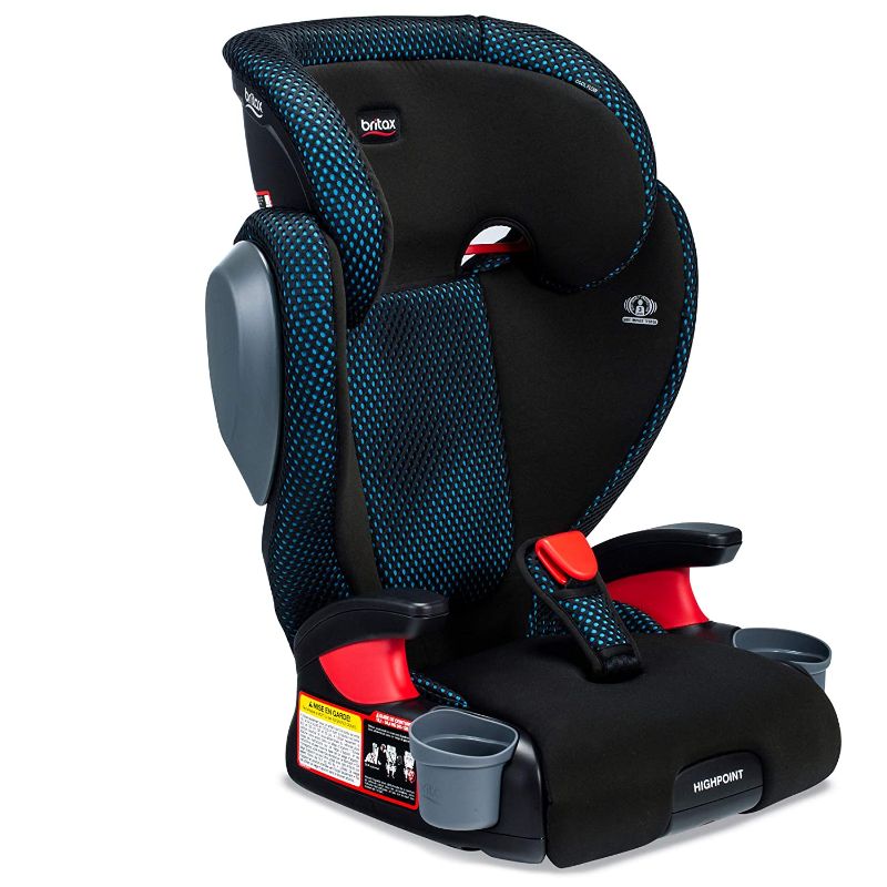 Photo 1 of Britax Highpoint 2-Stage Belt-Positioning Booster Car Seat, Teal - Highback and Backless Seat
