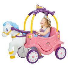 Photo 1 of Little Tikes Princess Horse & Carriage, Kids Ride-On Toy

