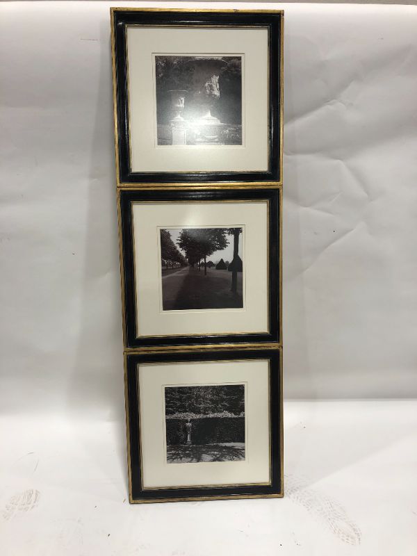 Photo 3 of 3 WINDOW MATTED  FRAMED BLACK  WHITE DECORATIVE PHOTOS UNKNOWN PHOTO LOCATIONS  ARTISTS APPROX 22H X 12W INCHES