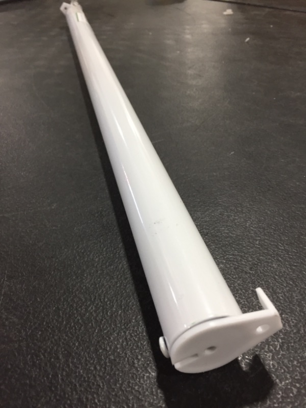 Photo 2 of 30 in. - 48 in. White Adjustable Closet Rod
