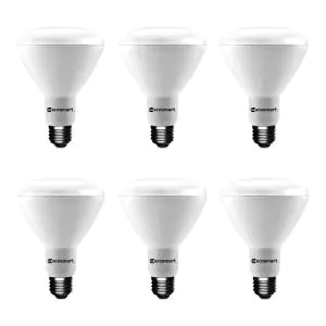 Photo 1 of 65-Watt Equivalent BR30 Dimmable ENERGY STAR LED Light Bulb Soft White (6-Pack)
