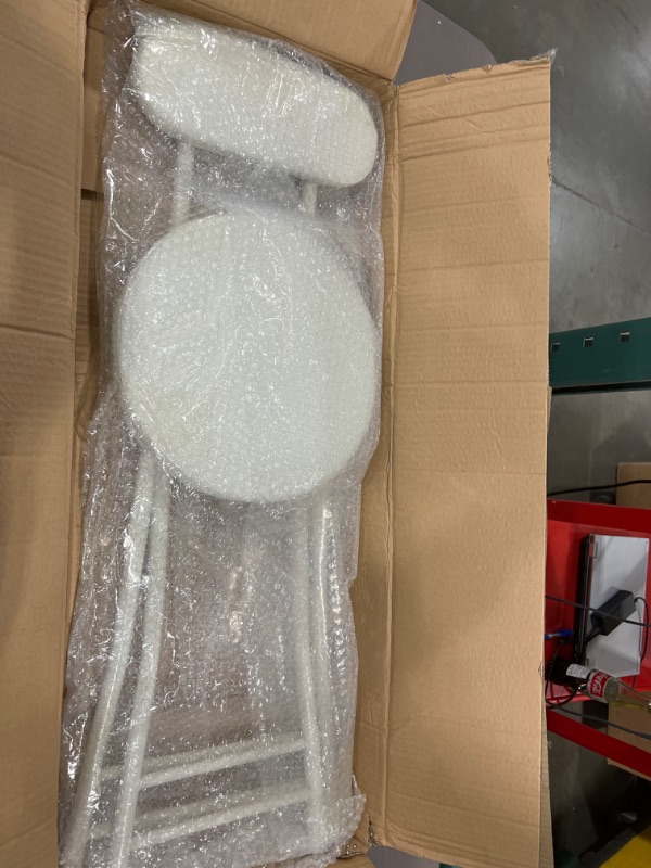 Photo 1 of FOLDING STOOL CUSHION WHITE