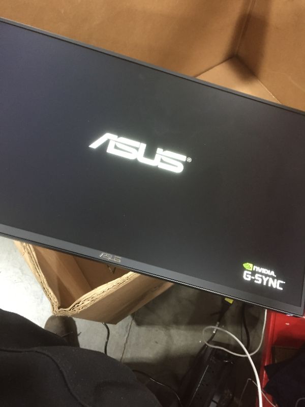 Photo 2 of ASUS TUF Gaming 25" 1080P Monitor (VG259Q) - Full HD, IPS, 144Hz, 1ms, Extreme Low Motion Blur, Speaker, Adaptive-Sync, G-SYNC Compatible, VESA Mountable, DisplayPort, HDMI, Height Tilt Adjustable
