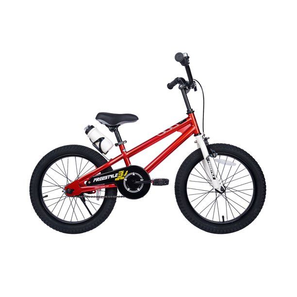 Photo 1 of Royalbaby Freestyle Kids Bike 18 In. Girls and Boys Kids Bicycle Red with Kickstand
